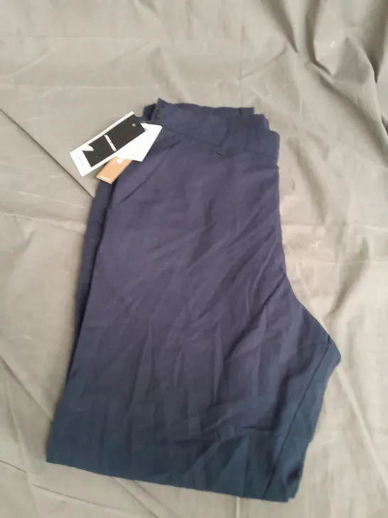 JACK & JONES LINEN BLEND TROUSERS NAVY SIZE 32/30IN