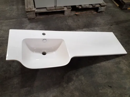 BRAND NEW BASIN WITH WORKTOP 1245×350MM