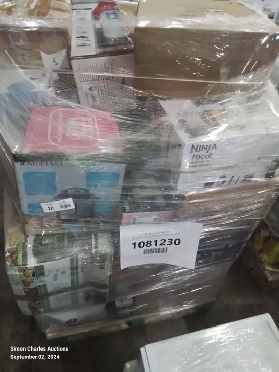 PALLET OF APPROXIMATELY 50 UNPROCESSED RAW RETURN HOUSEHOLD AND ELECTRICAL GOODS TO INCLUDE;