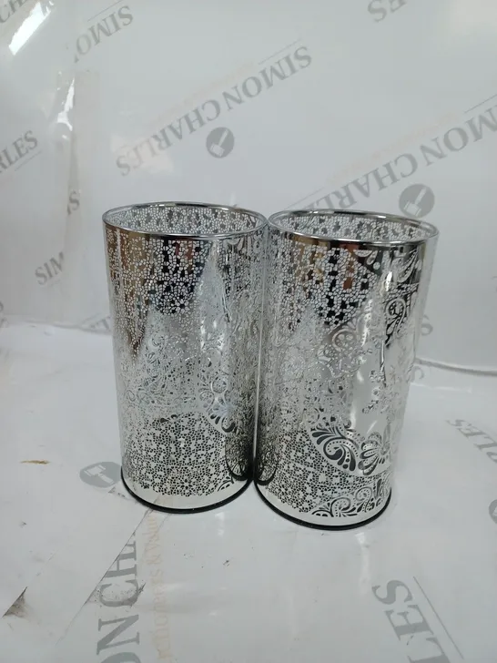 LUXURY SRAE TWINKLERS SET OF 2 SILVER