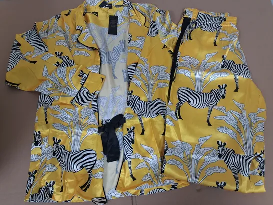 LOT OF 3 BRAND NEW DESTELLO ZEBRA THEMED PJ SETS - S/M