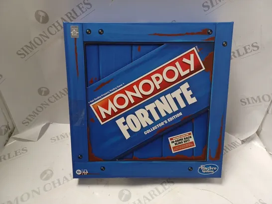 BOXED MONOPOLY FORNITE COLLECTORS EDITION 