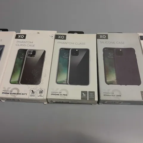 LOT OF 5 ASSORTED XQ PHONE CASES 
