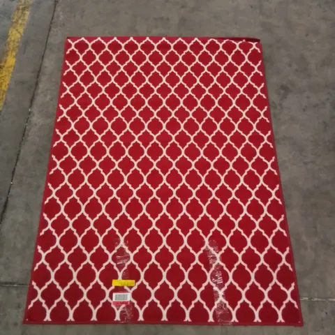 DAWSON DOOR MAT RED // SIZE 120 X 160CM