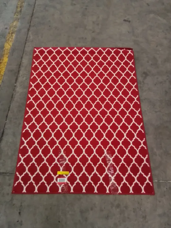 DAWSON DOOR MAT RED // SIZE 120 X 160CM