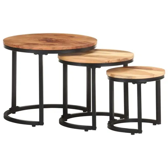 BOXED JAZIEL 3 PIECE NEST OF TABLES (1 BOX)