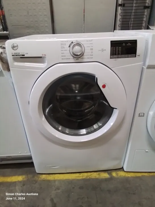 HOOVER H WASH 300 9KG WASHING MACHINE IN WHITE, MODEL: H3W492DA4/1-80