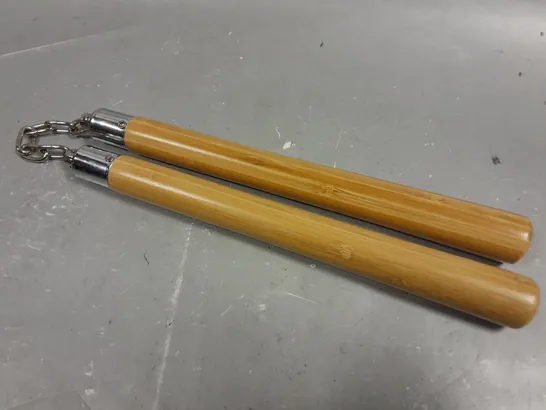 WOODEN 12" NUNCHAKU