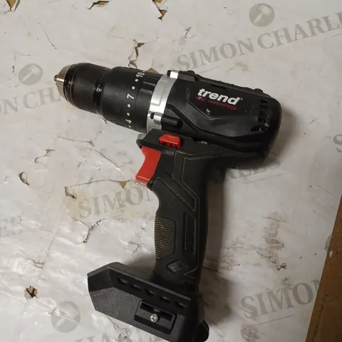 TREND T18S/CDB CORDLESS BRUSHLESS COMBI DRILL (BARE TOOL)BLACK, 18 V