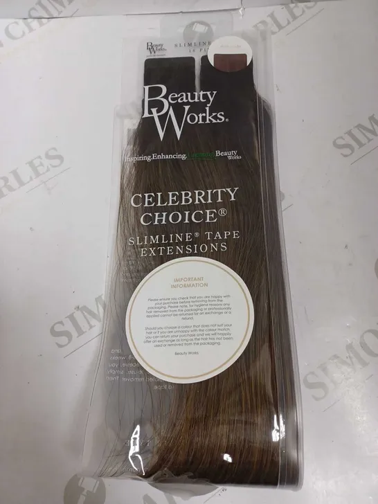 BEAUTYWORKS CELEBRITY CHOICE SLIMLINE TAPE EXTENSIONS - 20" DUBAI 