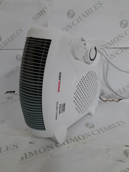 BOXED FINE ELEMENTS 2000W UPRIGHT FAN HEATER 