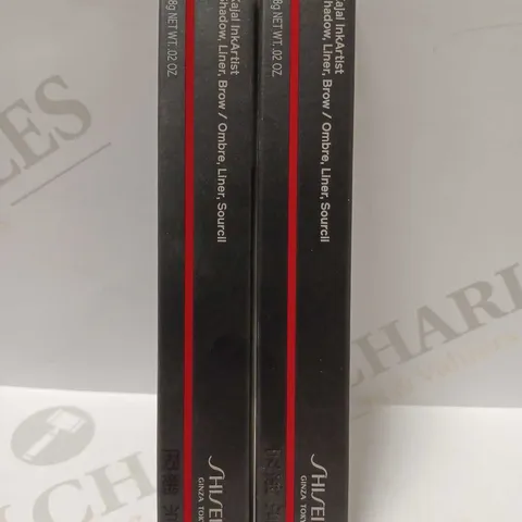 LOT OF 2 SHISEIDO KAJAL INKARTIST LINERS - #04-AZUKI RED