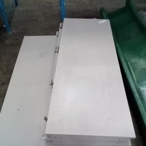 PALLET OF GREY FURNITURE PARTS 