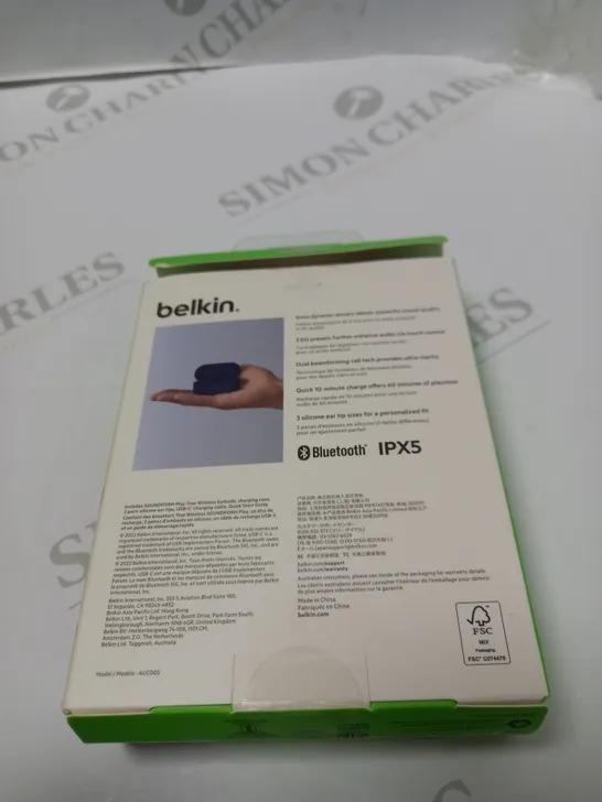 BELKIN SOUNDFORM PLAY TRUE WIRELESS EARBUDS RRP £49