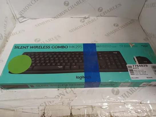 LOGITECH COMBORITE MK295 SILENT-TOUCH WIRELESS KEYBOARD-MISSING MOUSE