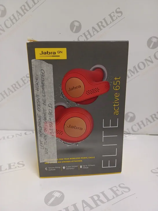 BOXED JABRA ELITE ACTIVE 65T EARBUDS