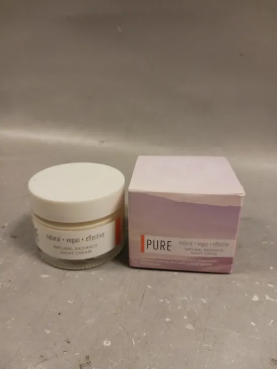 BOXED PURE NATURAL RADIANCE NIGHT CREAM - 50ML 