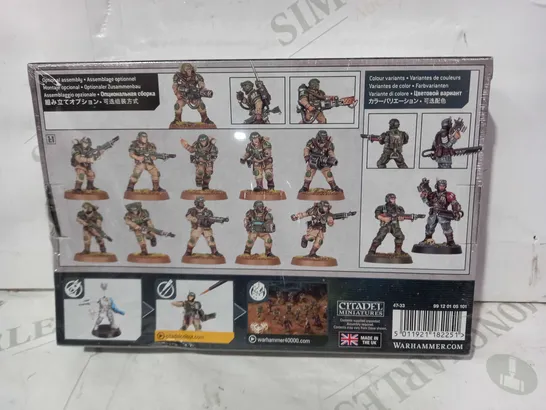 WARHAMMER 40K ASTRA MILITARUM CADIAN SHOCK TROOPS (BOX OF 10 MINIATURES)