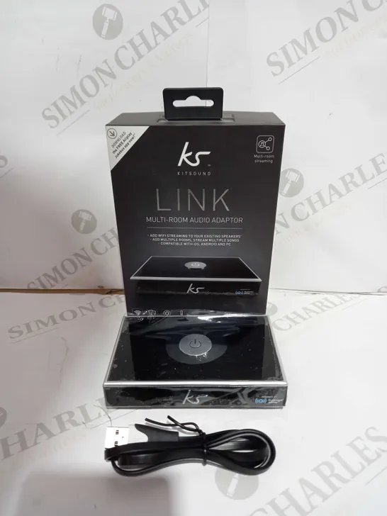 BOXED KITSOUND LINK MULTI-ROOM AUDIO ADAPTOR