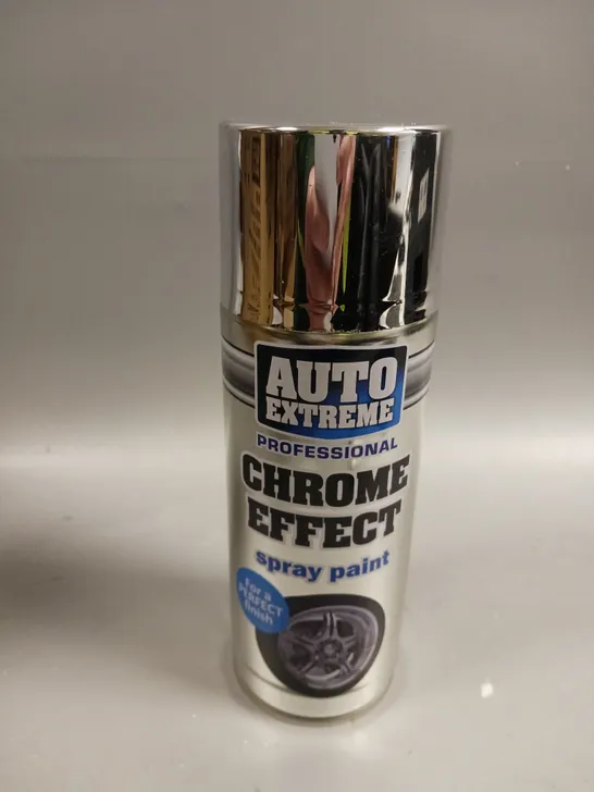 12 X AUTO EXTREME PROFESSIONAL CHROME EFFECT SPRAY PAINTS - COLLECTION ONLY 