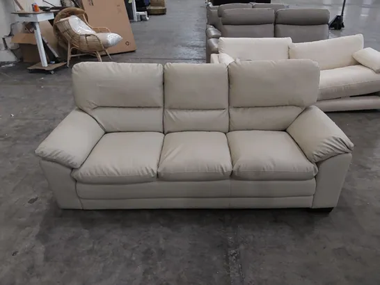 DESIGNER LEATHER 3 SEATER SOFA 