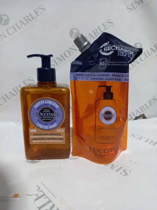 L'OCCITANE 6 PIECE COMPLETE LIQUID SOAP COLLECTION