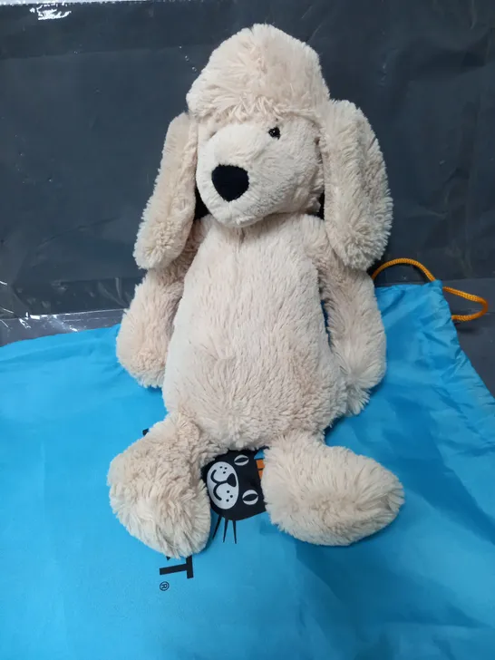 JELLYCAT DOG PLUSHIE WITH BAG