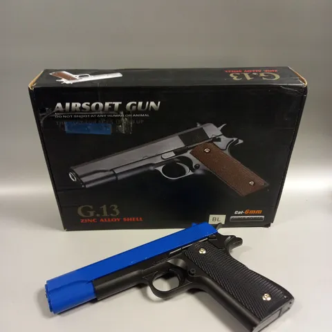 BOXED G.13 ZINC ALLOY SHELL AIRSOFT GUN 