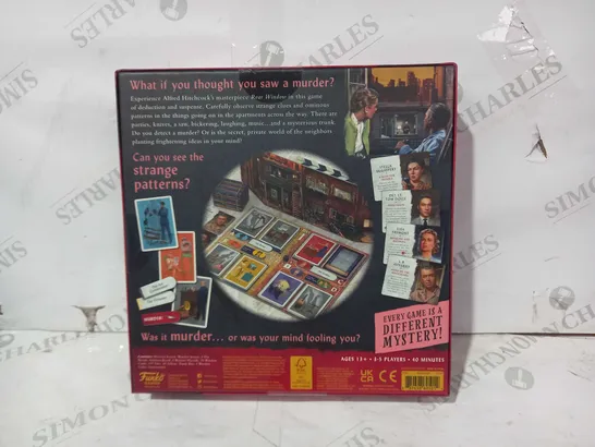 FUNKO GAMES ALFRED HITCHCOCK'S REAR WINDOW DEDUCTION BOARD GAME