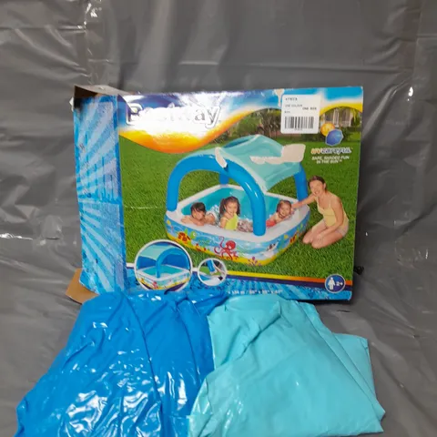 BOXED BESTWAY CANOPY PLAY POOL