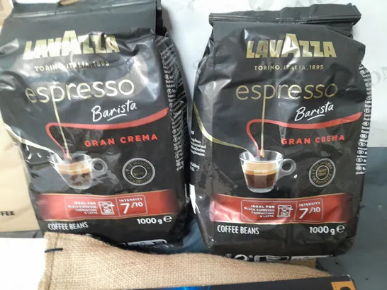 LOT OF 5 ASSORTED PACKS OF COFFEE INCLUDES LAVAZZA ESPRESSO AND THIRD WAVE BEANS