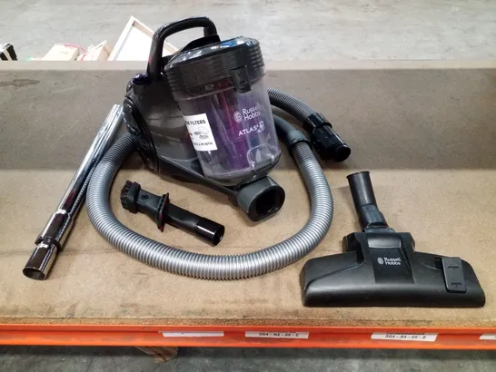 BOXED RUSSELL HOBBS BAGLESS CYLINDER VACUUM CLEANER