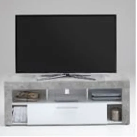 BOXED BRAND NEW LOW ENTERTAINMENT/TV UNIT SAND OAK (2 BOXES)