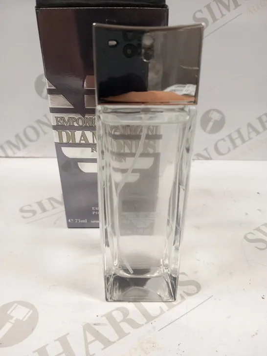 BOXED EMPORIO ARMANI DIAMONDS FOR MEN EAU DE TOILETTE SPRAY 75ML