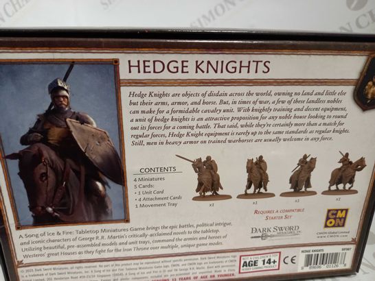 CMON A SONG OF FIRE AND ICE HEDGE KNIGHTS TABLETOP MINATURES GAME   14+