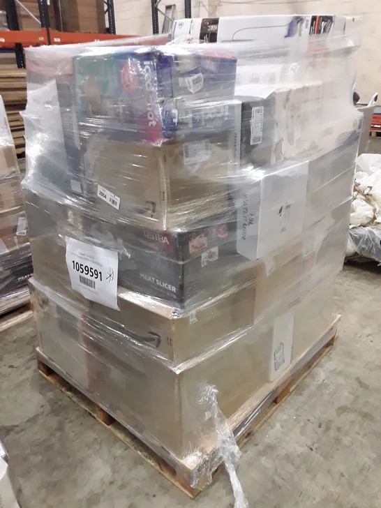 PALLET OF APPROXIMATELY 28 UNPROCESSED RAW RETURN HOUSEHOLD AND ELECTRICAL GOODS TO INCLUDE;