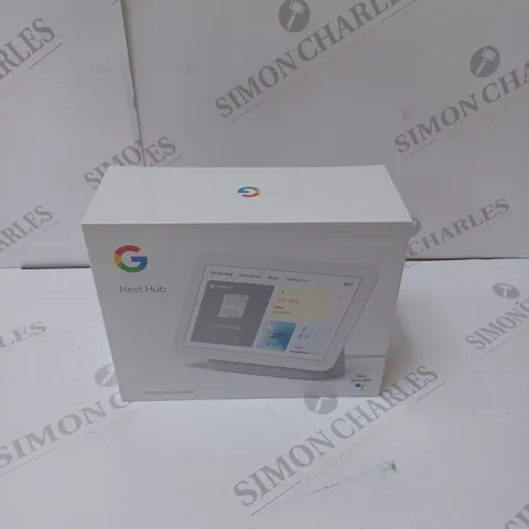 BRAND NEW BOXED GOOGLE NEST HUB 2ND GEN SMART SPEAKER WITH SCREEN - CHALK 