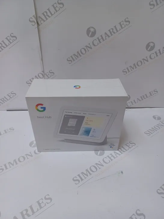 BRAND NEW BOXED GOOGLE NEST HUB 2ND GEN SMART SPEAKER WITH SCREEN - CHALK 