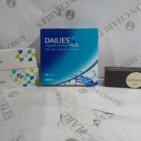 APPROX 20 ITEMS TO INCLUDE DAILIES AQUACOMFORT, EYEXPERT, EASYVISION