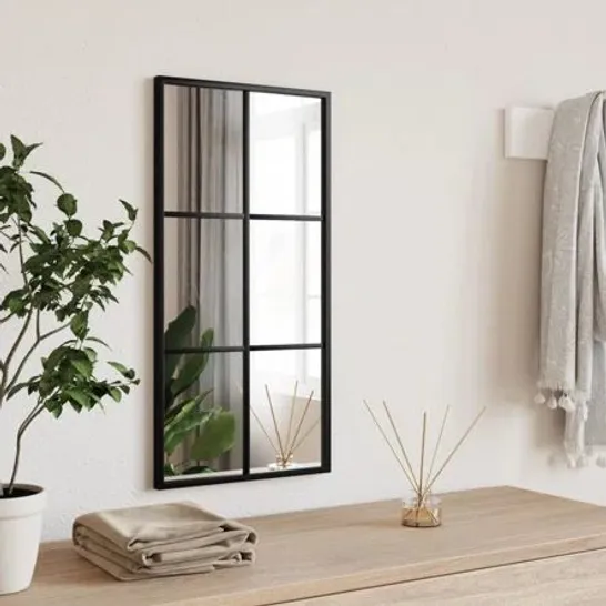 BOXED MIKAYIA RECTANGLE METAL WALL MIRROR (1 BOX)