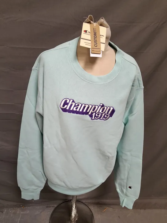 CHAMPION LIGHT BLUE SWEATSHIRT - MEDIUM