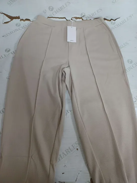 MNG LIGHT BEIGE SMART TROUSERS - MEDIUM