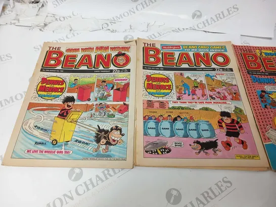 COLLECTION OF ASSORTED BEANO COMICS FROM 1989