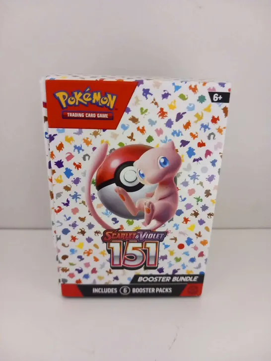 BOXED POKEMON SCARLETT AND VIOLET 151 BOOSTER BUNDLE