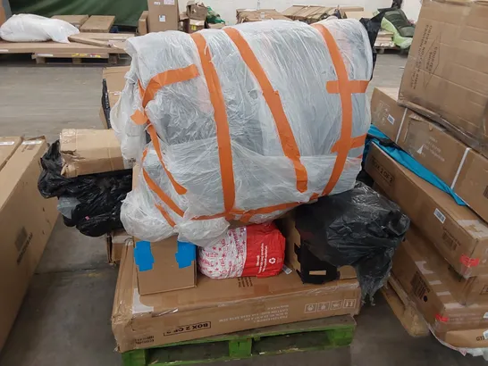 PALLET OF ASSORTED FURNITURE PARTS AND CONSUMER GOODS 