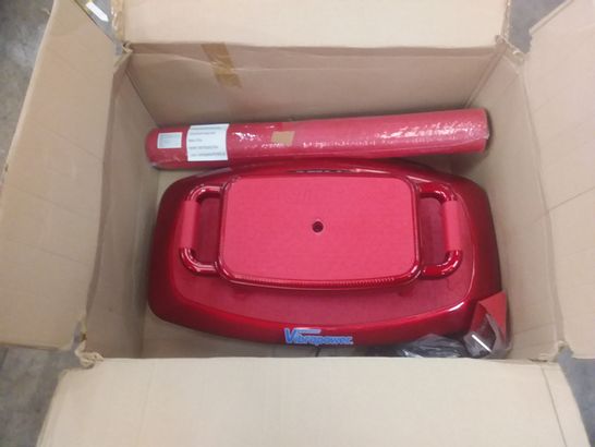 VIBRAPOWER SLIM 3 IN RED WITH EQUIPMENT MAT