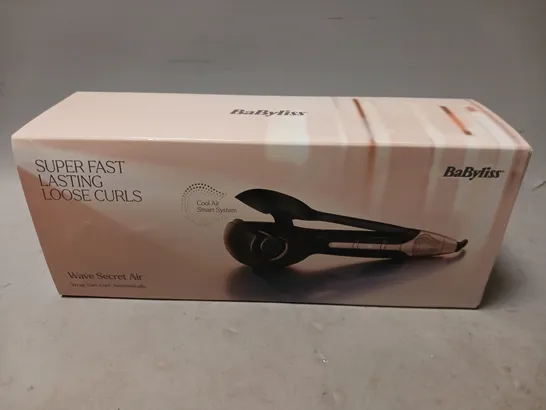 BOXED BABYLISS WAVE SECRET AIR