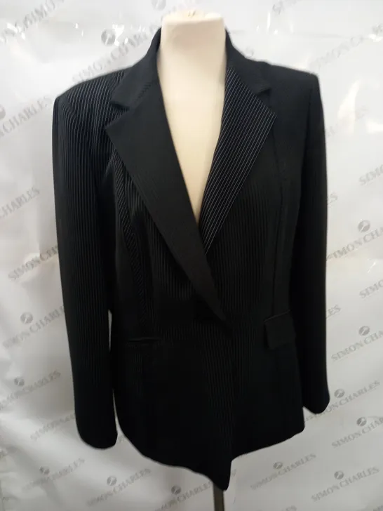 PRECIS PETITE PN STRIPE SUIT JACKET - UK 16