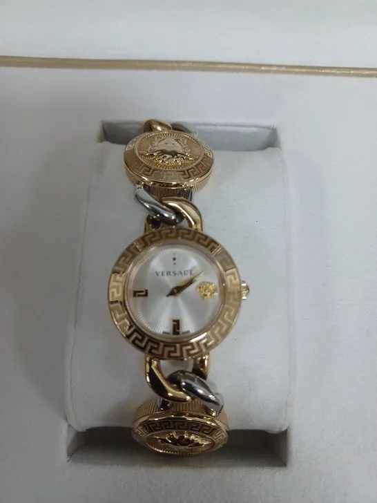 BOXED VERSACE TIMELESS GRECA CHIC WATCH RRP £713.94