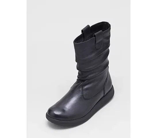 STRIVE FLEUR MID-CALF BOOT- BLACK SIZE 6